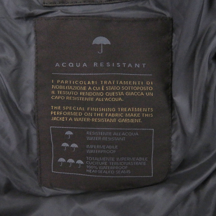 Pristine MOORER Down jacket FLORIO-KN ACQUA black Nylon mens 48