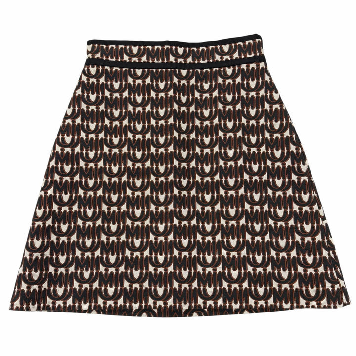 Great MIUMIU Mini skirt Brown cotton Women 36 MG1299
