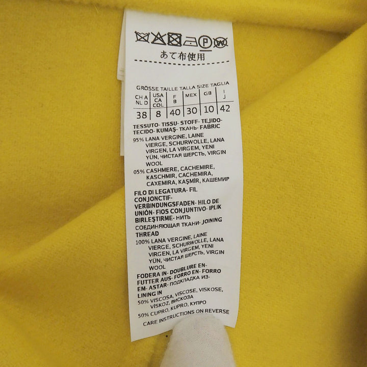Pristine SPORTMAX coat yellow wool Women 42