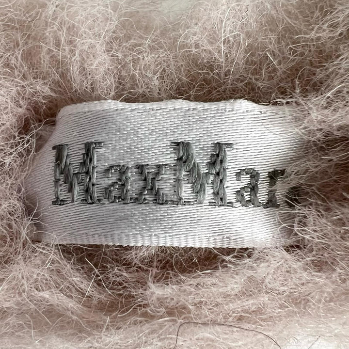 Excellent Max Mara Earmuff MUFFY1 Muffy TEDDY BEAR logo patch beige Women