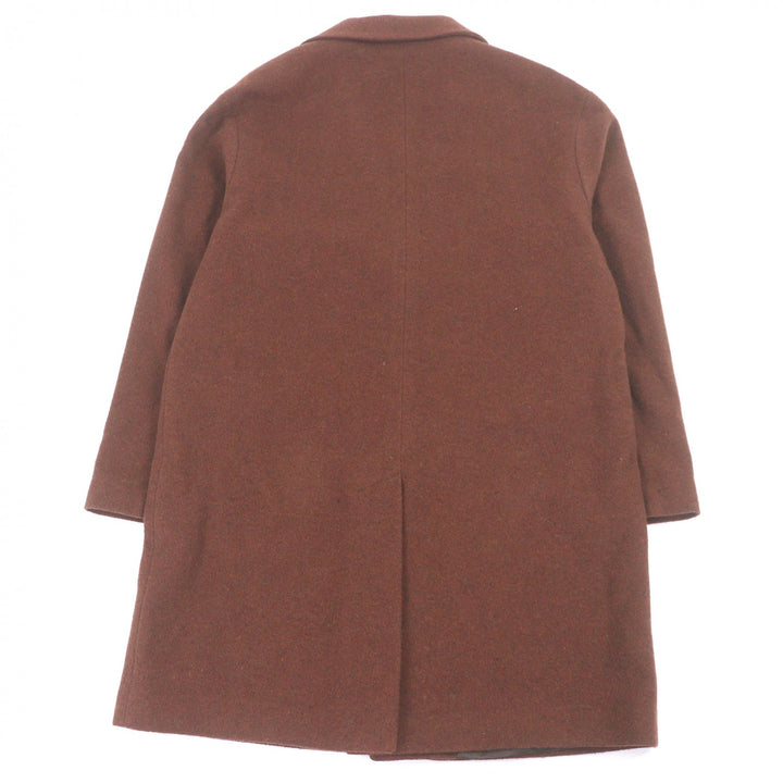 Great Hevo Chester coat single Brown wool mens 48