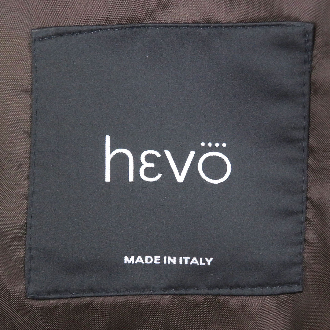 Great Hevo Chester coat single Brown wool mens 48
