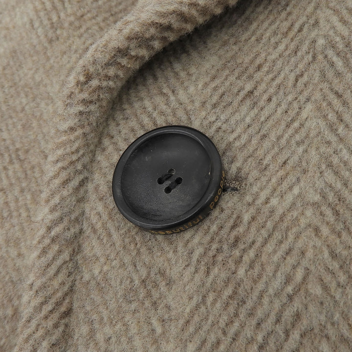 Pristine beautiful people coat beige wool Women 36 1135103023