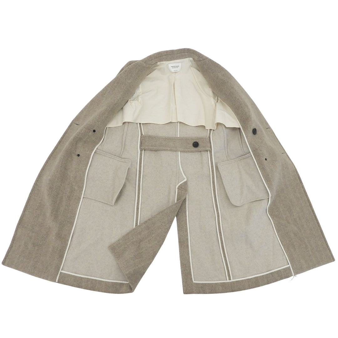 Pristine beautiful people coat beige wool Women 36 1135103023