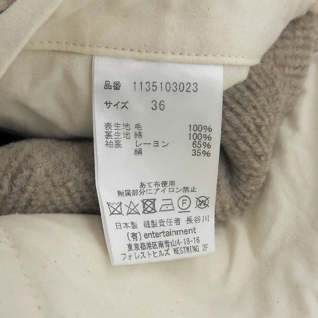 Pristine beautiful people coat beige wool Women 36 1135103023