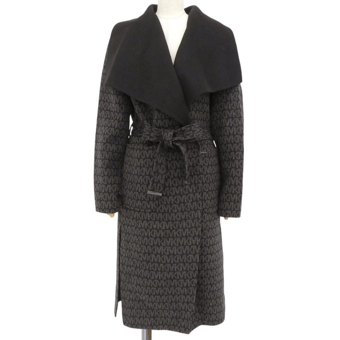 Great Michael Kors coat black wool Women M 77Q5443M22