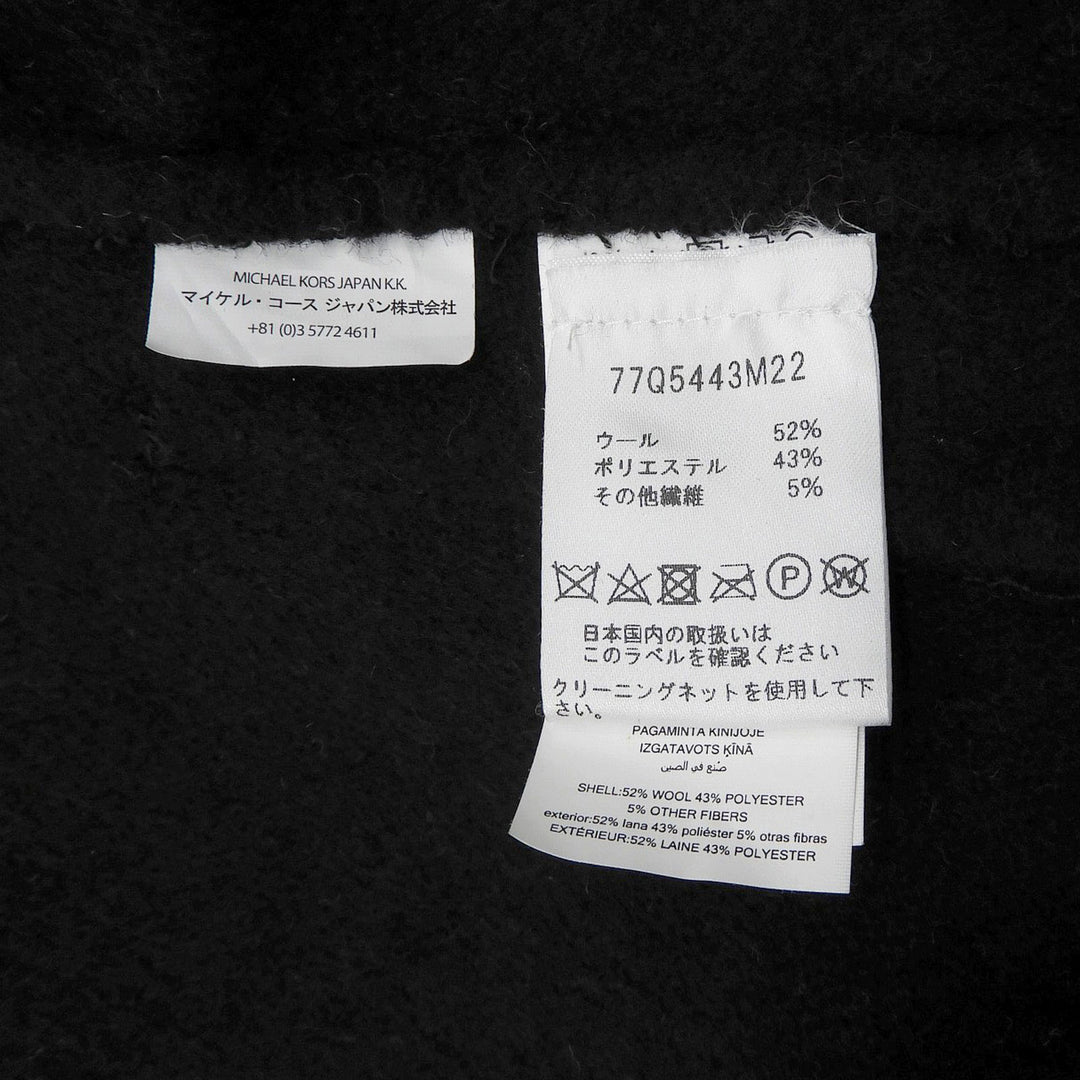 Great Michael Kors coat black wool Women M 77Q5443M22