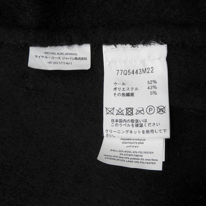 Great Michael Kors coat black wool Women M 77Q5443M22