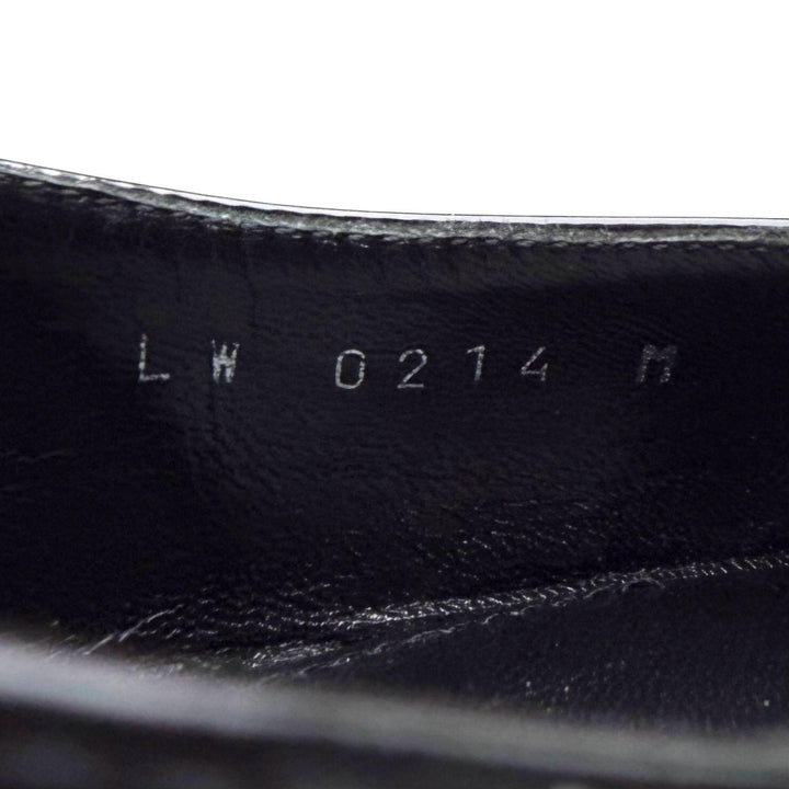 Excellent LOUIS VUITTON pumps Romy Slingback Pump black enamel Women 37.5