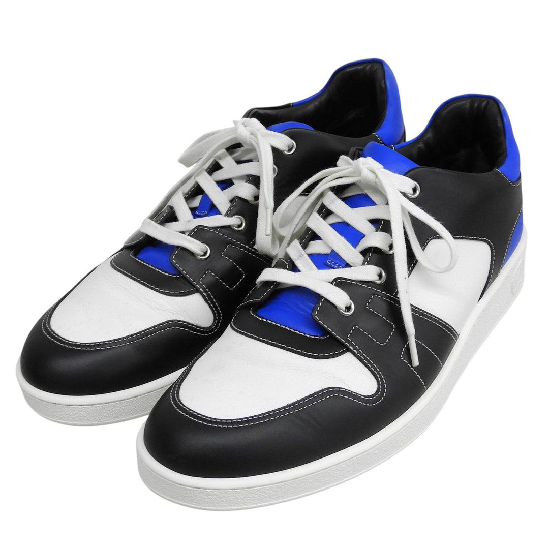Great HERMES sneakers Crude cell Color block Multi leather mens 43.5 222837Z