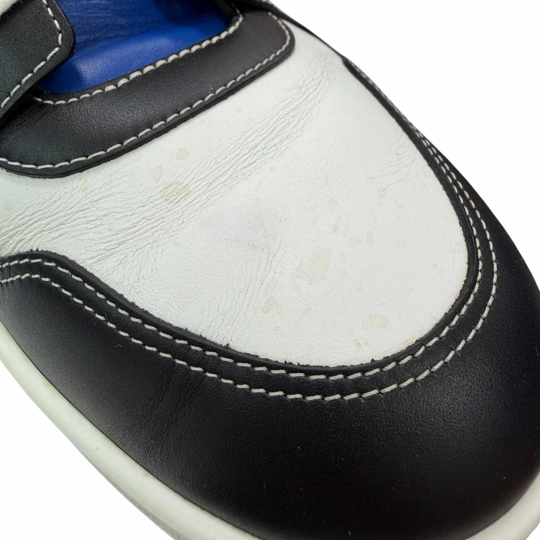 Great HERMES sneakers Crude cell Color block Multi leather mens 43.5 222837Z