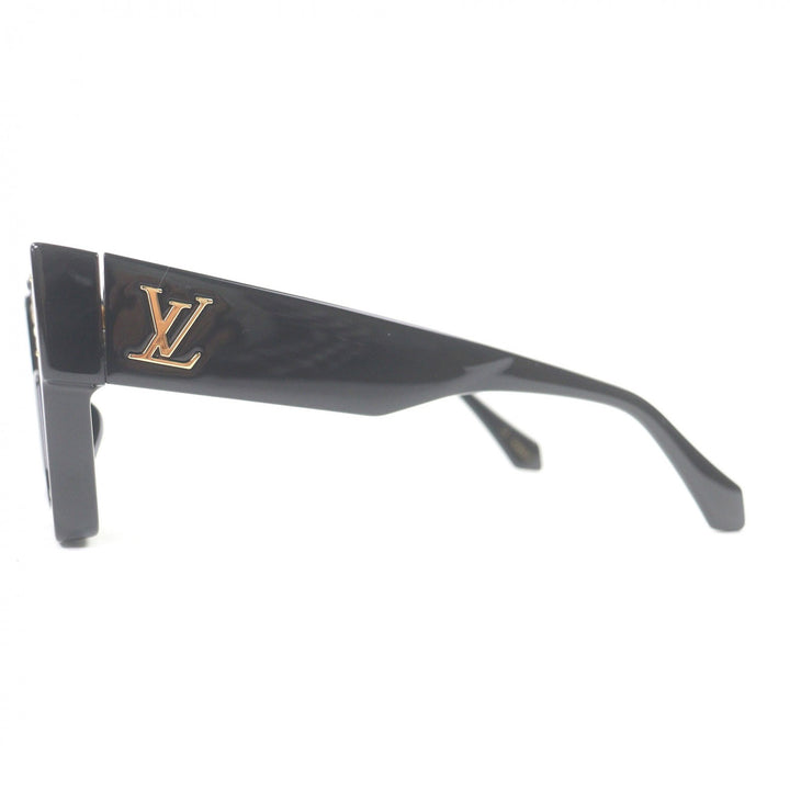 Great LOUIS VUITTON Sunglasses Cyclone black acetate mens Z1578E