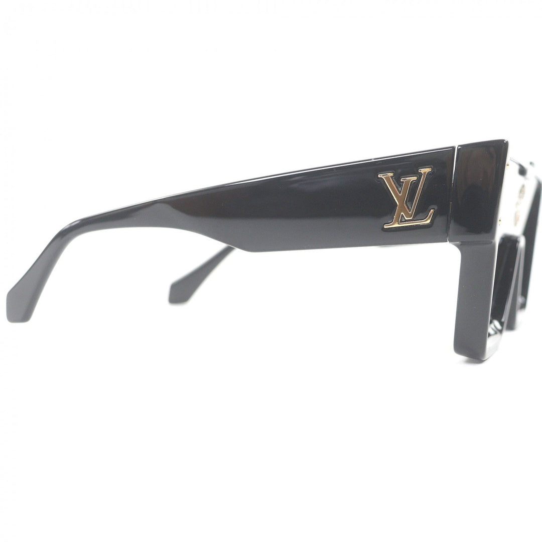 Great LOUIS VUITTON Sunglasses Cyclone black acetate mens Z1578E