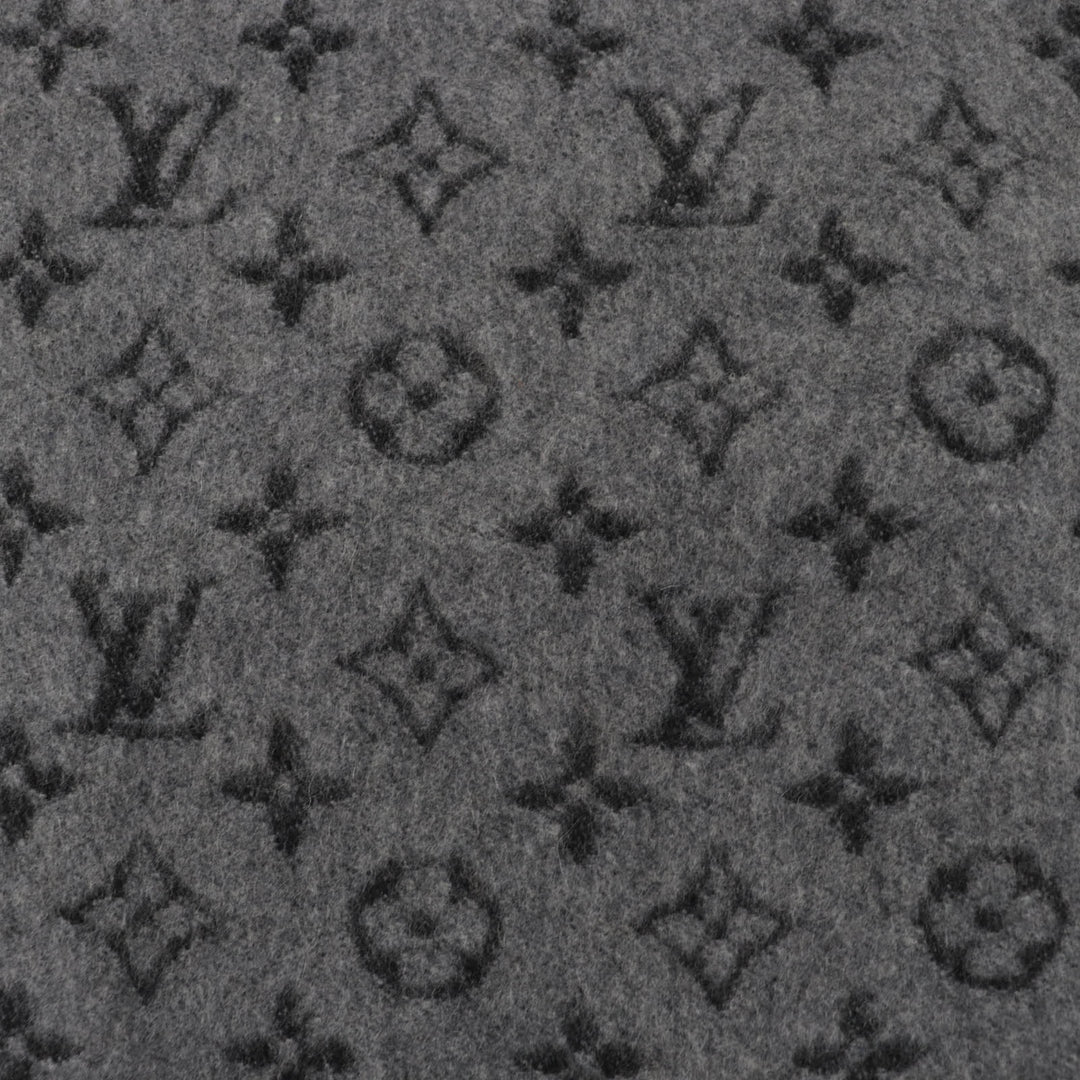 Excellent LOUIS VUITTON Scarf Monogram gradient scarf gray cashmere mens M75900