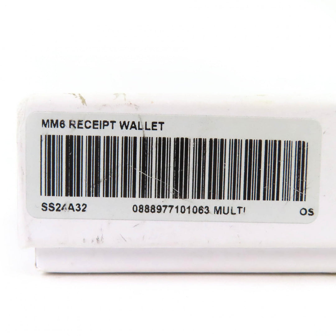 Great Supreme×Maison Margiela 6 Bifold Wallet MM6 Receipt Wallet black leather