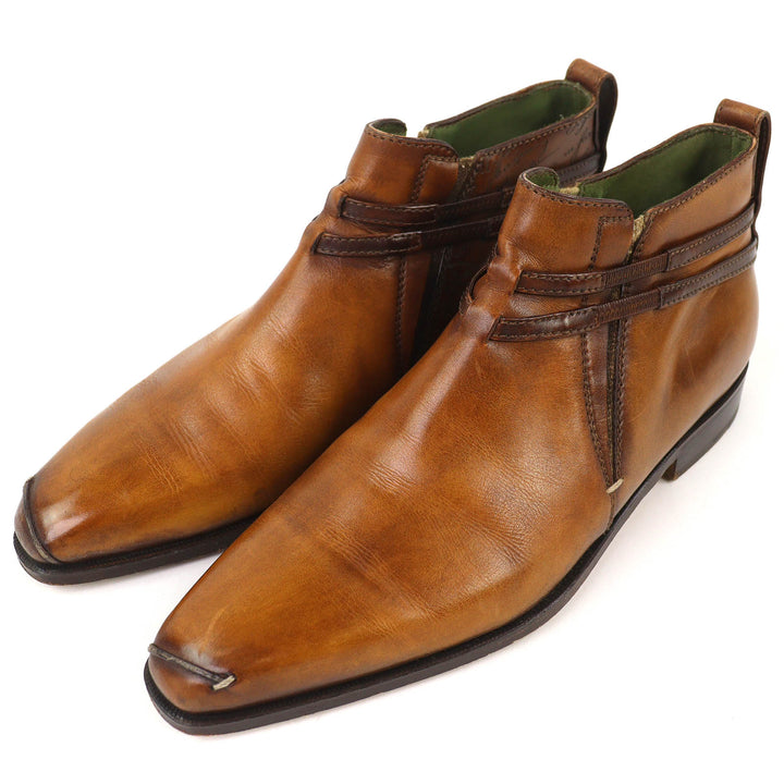 Great Berluti Ankle boots Olga Period Scars Calligraphy Demesure Brown leather