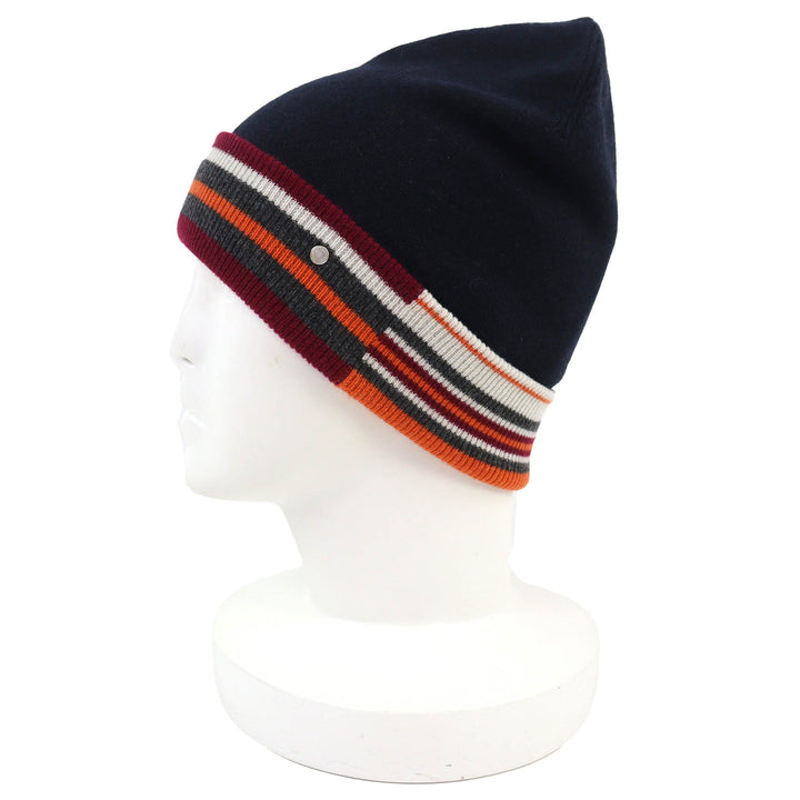 Pristine HERMES Knit cap H Twist Heaven Twist Serie Button Beanie Knit Hat L