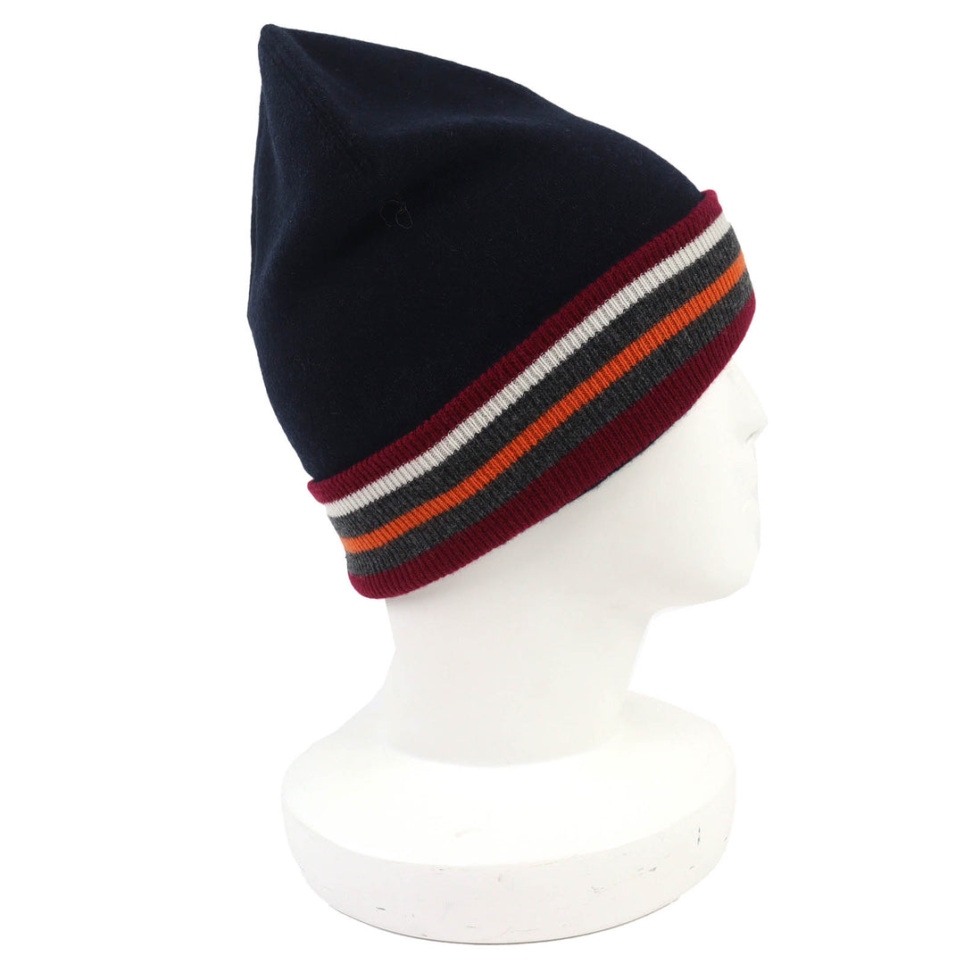 Pristine HERMES Knit cap H Twist Heaven Twist Serie Button Beanie Knit Hat L