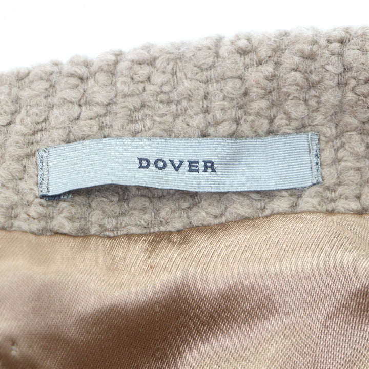 Excellent BOGLIOLI tweed coat Logo button back belt wool men 48 C0301E 23 DOVER