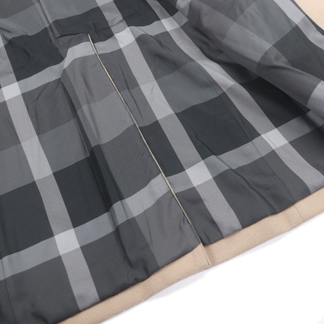 Pristine BLACK LABELCRESTBRIDGE coat Cashmere blend checkered lining wool men S