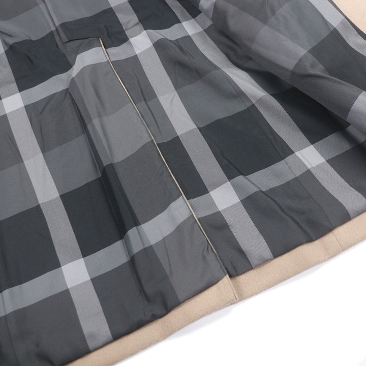 Pristine BLACK LABELCRESTBRIDGE coat Cashmere blend checkered lining wool men S