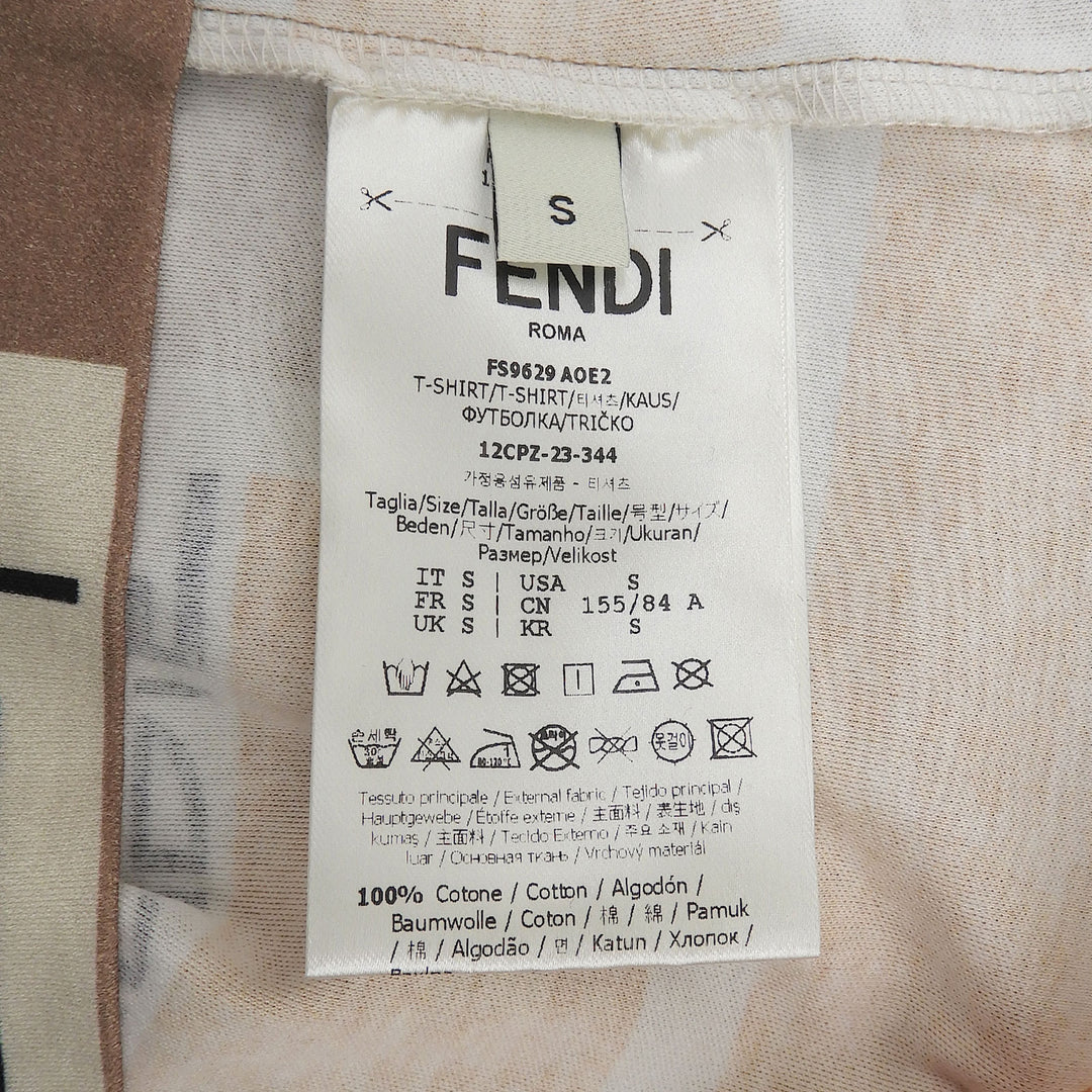 Excellent FENDI Short sleeve polo shirt Multi cotton Women S FS9629