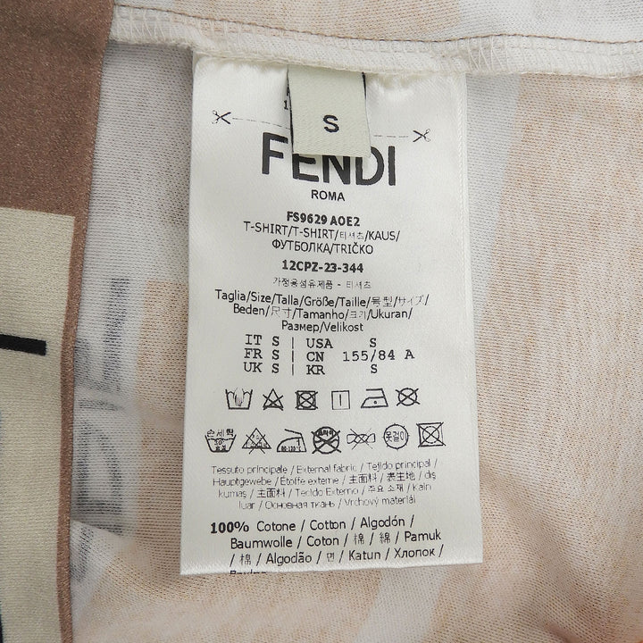 Excellent FENDI Short sleeve polo shirt Multi cotton Women S FS9629