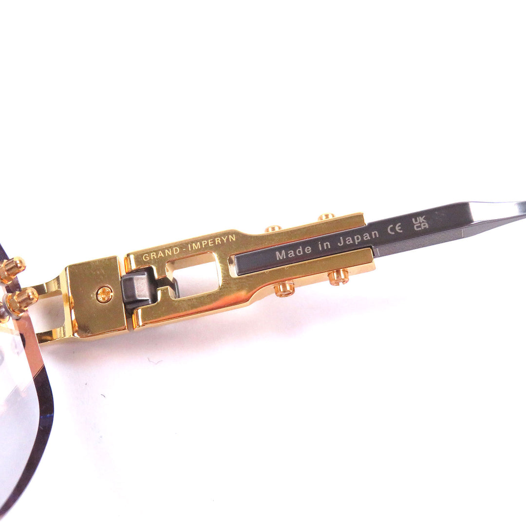 Pristine DITA sunglasses GRAND IMPERYN Rimless Two-Point gold DTS164-A-01