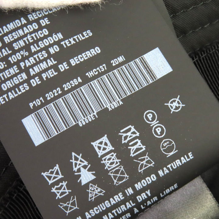 Great PRADA hat Triangle logo RE-NYLON bucket hat black recycled S 1HC137