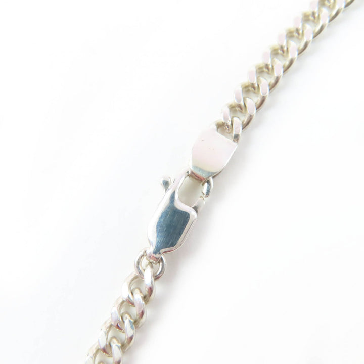 Great TIFFANY&Co. bracelet Oval ID Bracelet Kihei Chain Silver Ag925 Women