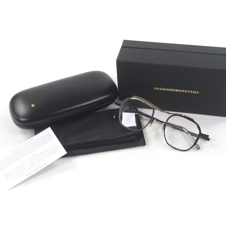 Great MASAHIROMARUYAMA Glasses MM-0091 black Titanium mens