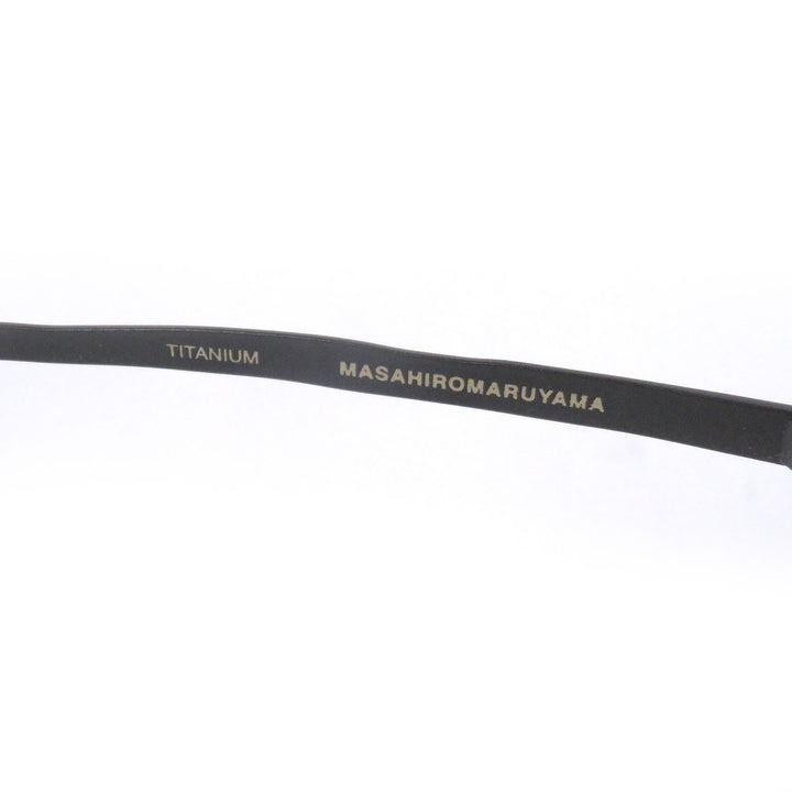 Great MASAHIROMARUYAMA Glasses MM-0091 black Titanium mens