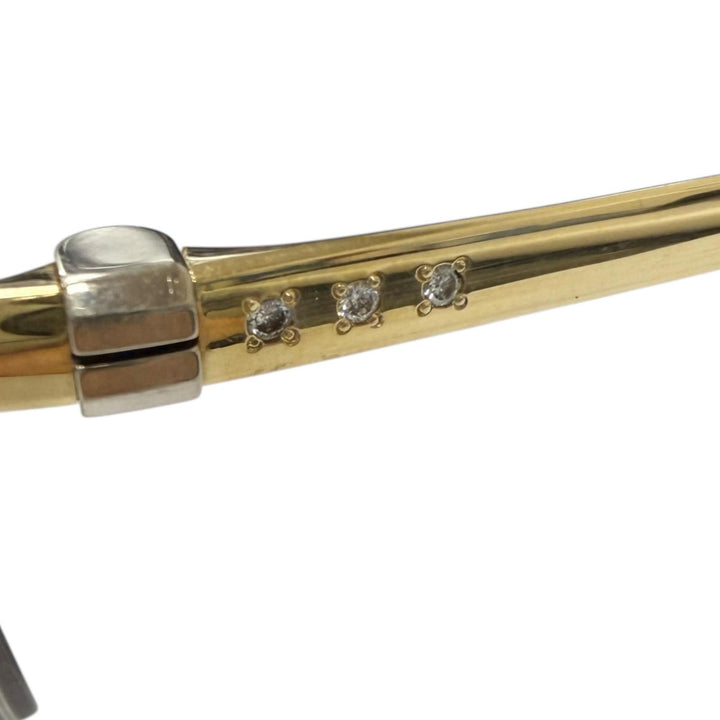 Great jun ashida sunglasses Diamond 6P gold 18K mens JA-117KJ