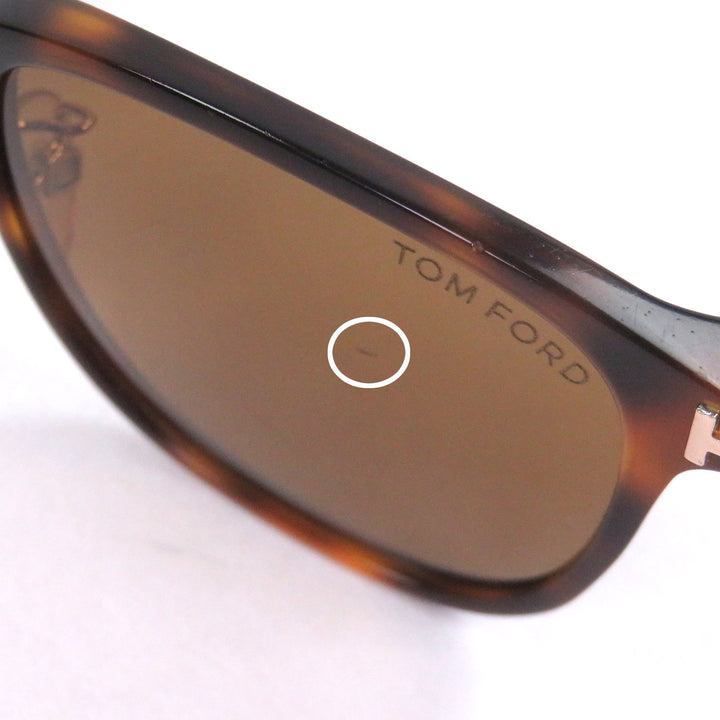 Very Good TOM FORD sunglasses Beau Wellington Clear brown mens TF672 53E