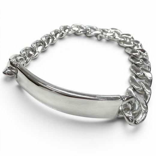 Great TIFFANY&Co. bracelet Kihei Chain ID Silver 925 mens