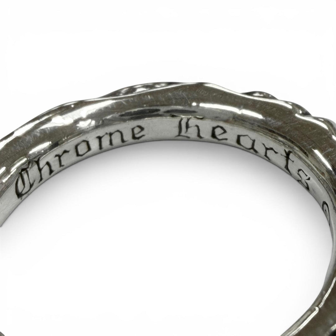 Excellent CHROME HEARTS Ring ring SCRL BAND Scroll band Silver 925 mens