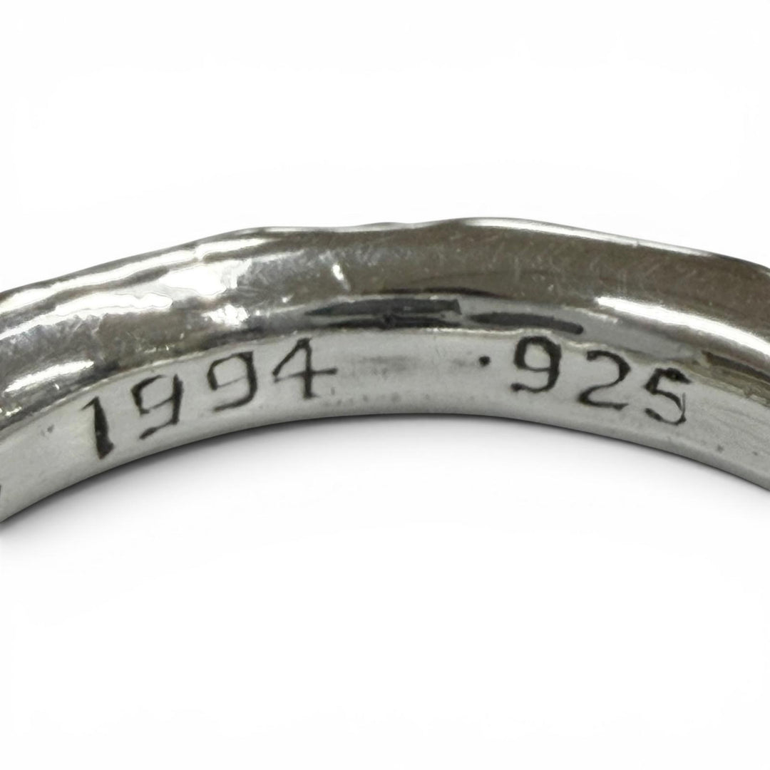 Excellent CHROME HEARTS Ring ring SCRL BAND Scroll band Silver 925 mens