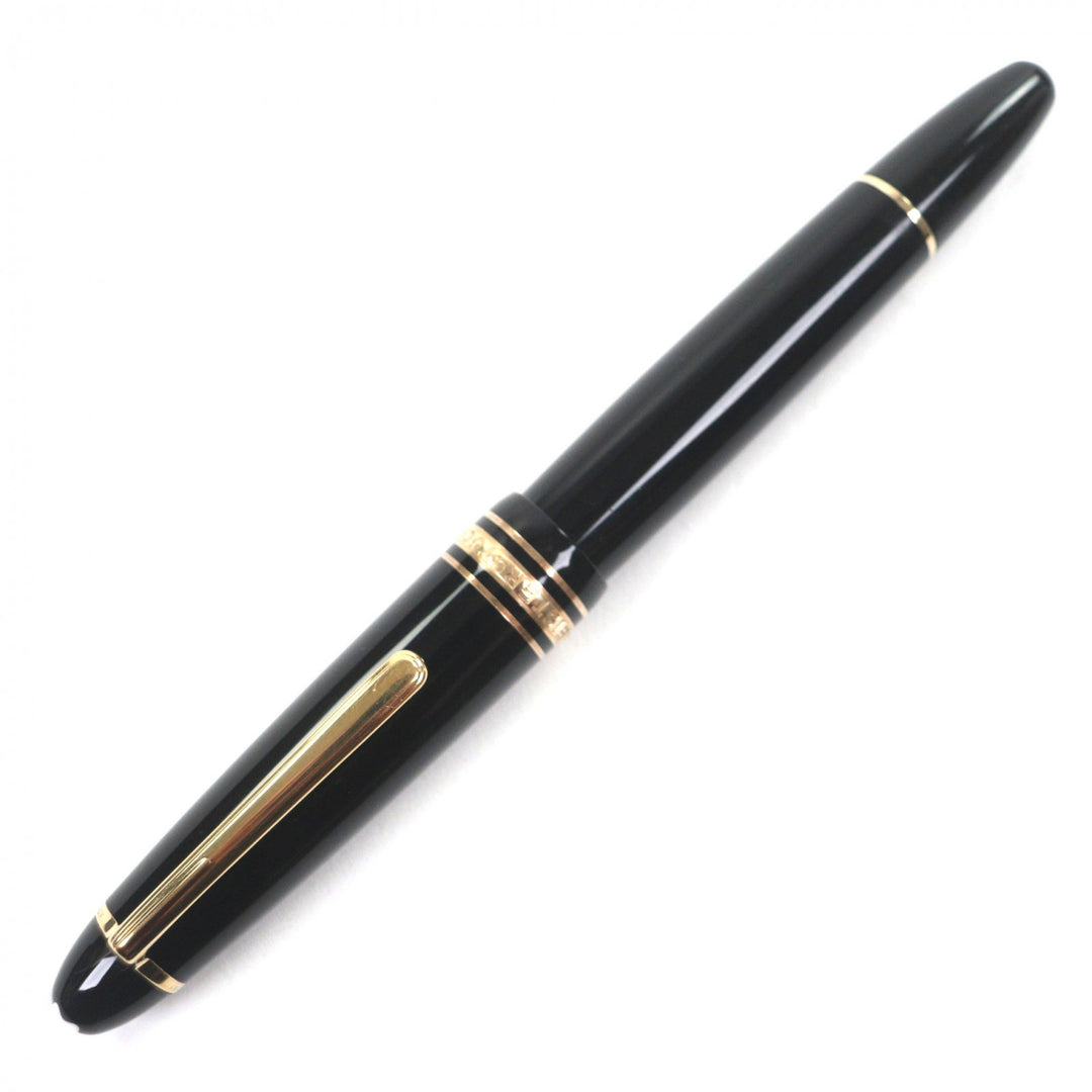 Great MONTBLANC fountain pen Meisterstück 147 Traveler white star black 14K mens
