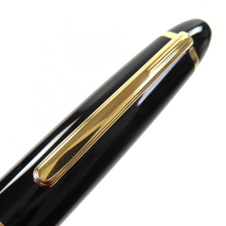 Great MONTBLANC fountain pen Meisterstück 147 Traveler white star black 14K mens