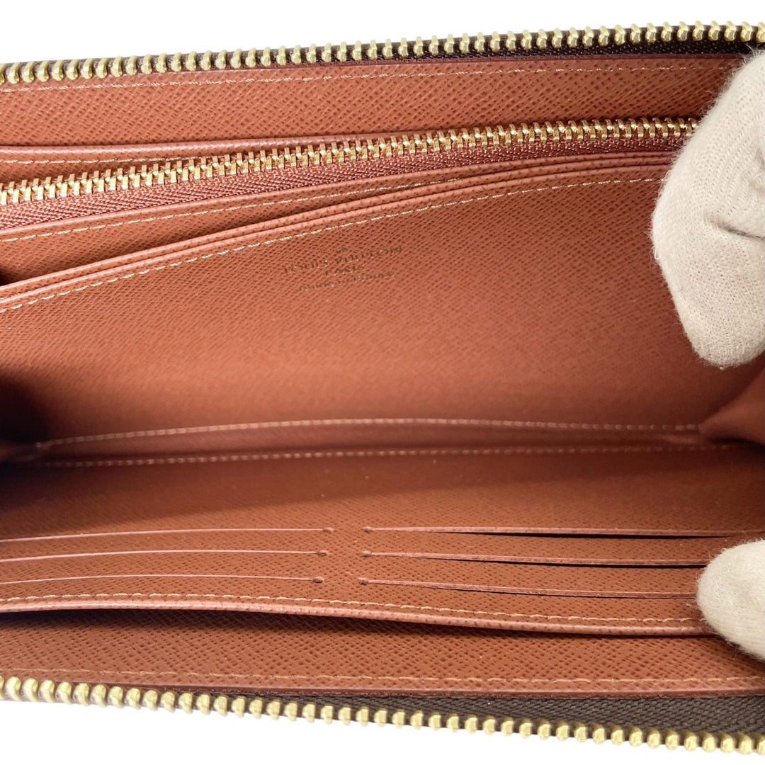 Pristine LOUIS VUITTON Purse Zippy wallet Brown Monogram canvas Women M42616