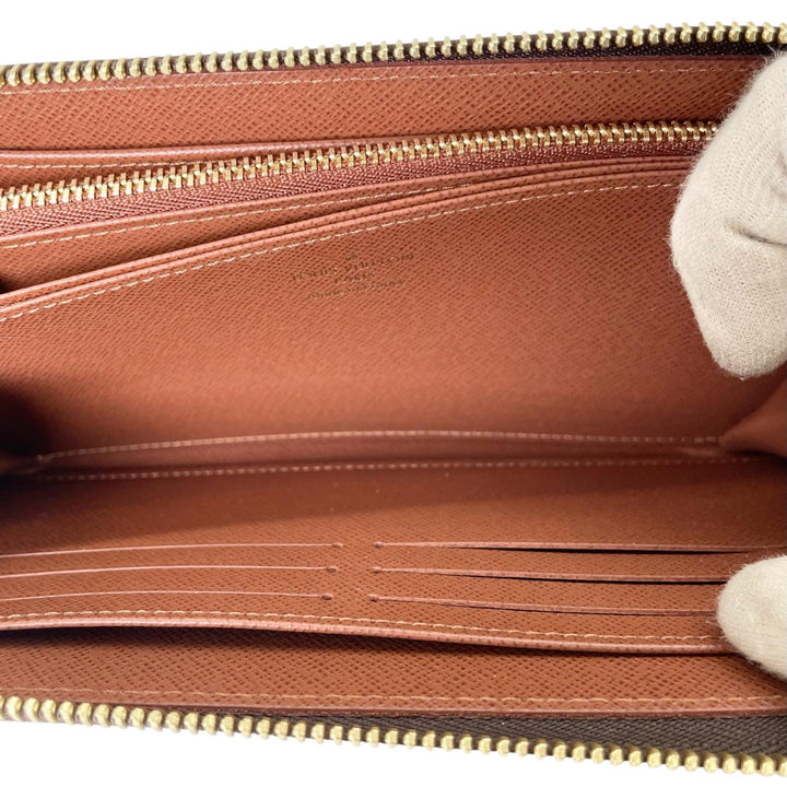 Pristine LOUIS VUITTON Purse Zippy wallet Brown Monogram canvas Women M42616