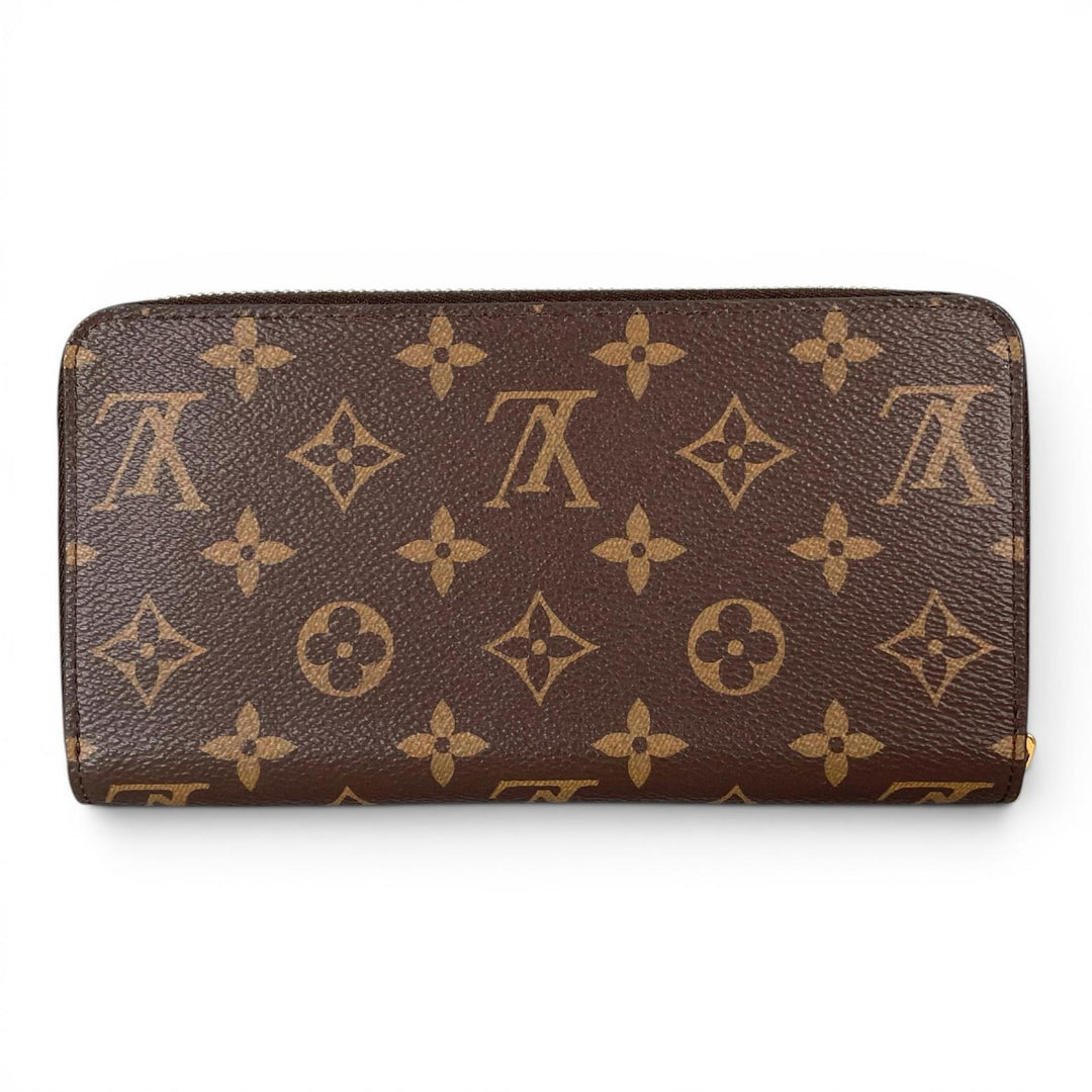 Pristine LOUIS VUITTON Purse Zippy wallet Brown Monogram canvas Women M42616