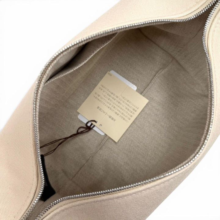 Pristine HERMES Pouch Brid a Black PM Bus pouch cotton Women