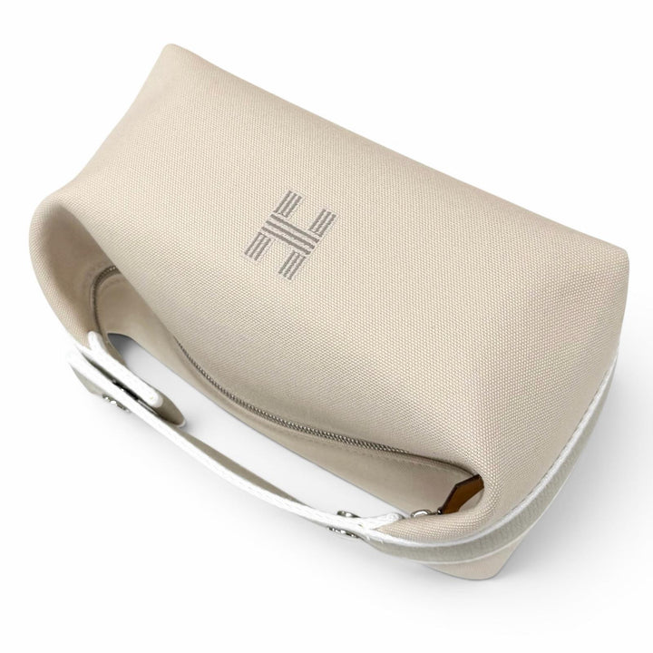 Pristine HERMES Pouch Brid a Black PM Bus pouch cotton Women