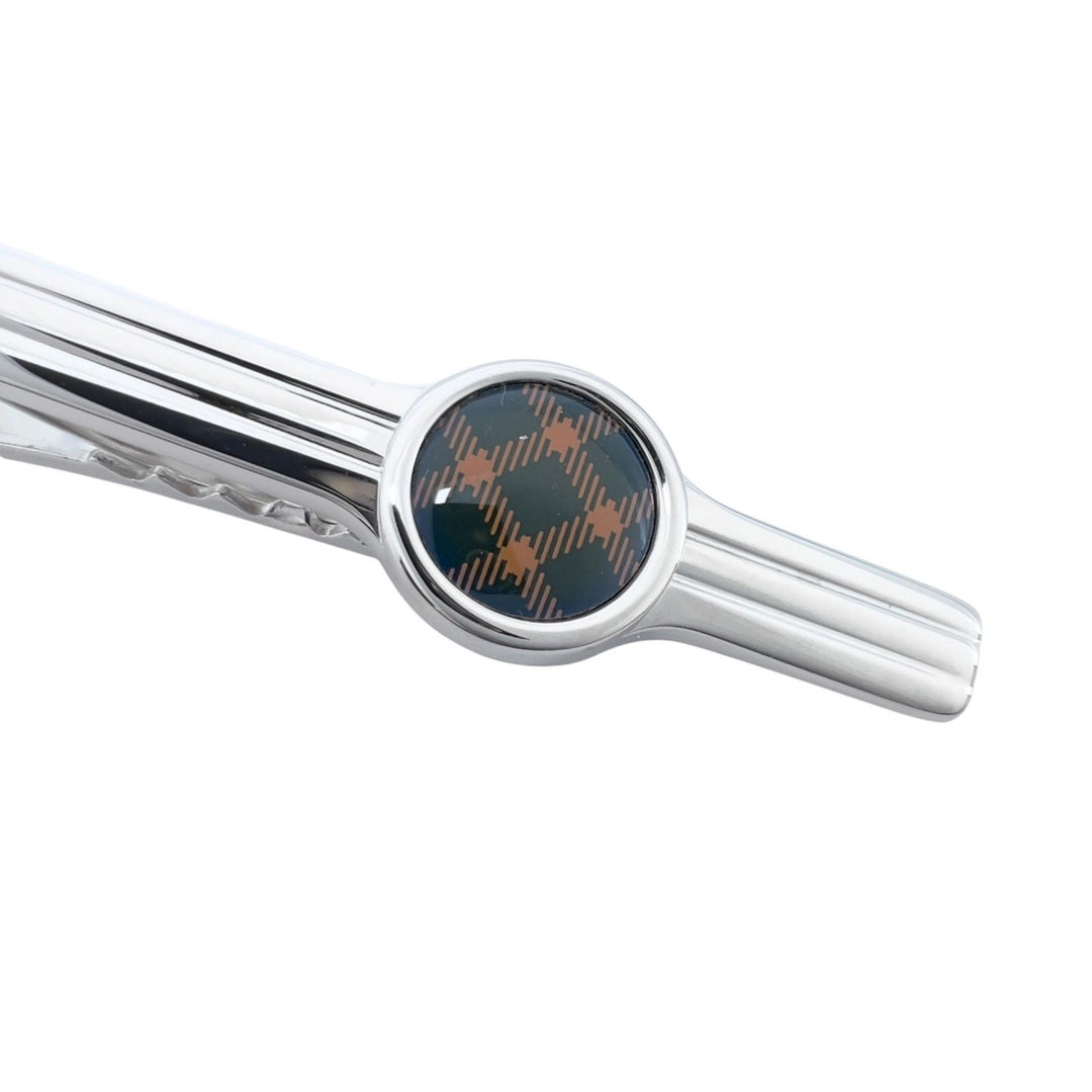 Excellent Dunhill Cufflinks cufflinks Tie pin 2-piece set green mens