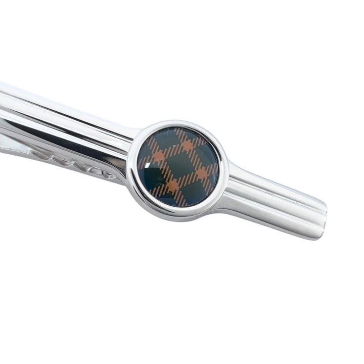 Excellent Dunhill Cufflinks cufflinks Tie pin 2-piece set green mens