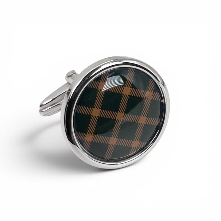 Excellent Dunhill Cufflinks cufflinks Tie pin 2-piece set green mens
