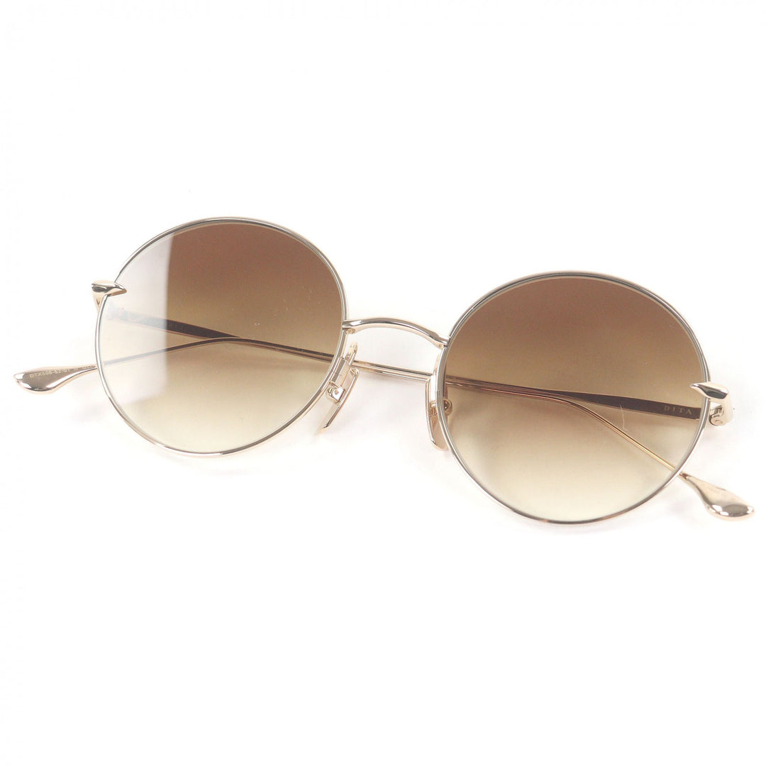 Excellent DITA sunglasses Round frame worn by HYDE gold mens DTX506