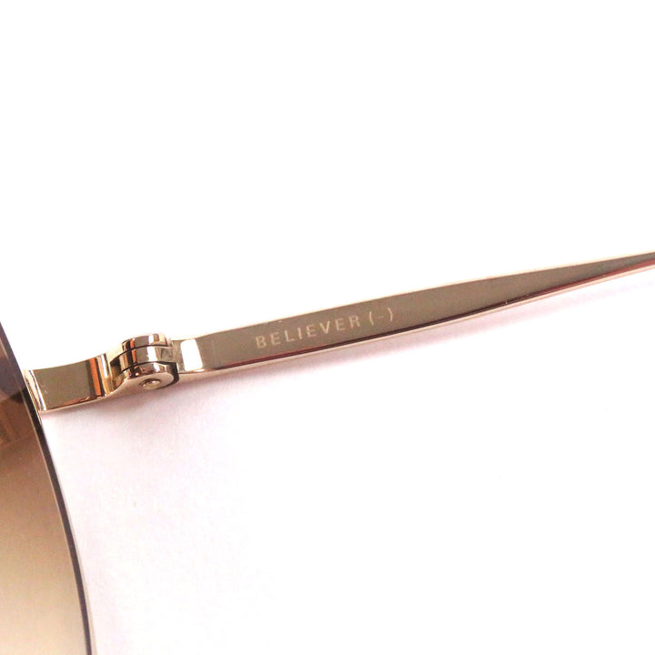 Excellent DITA sunglasses Round frame worn by HYDE gold mens DTX506