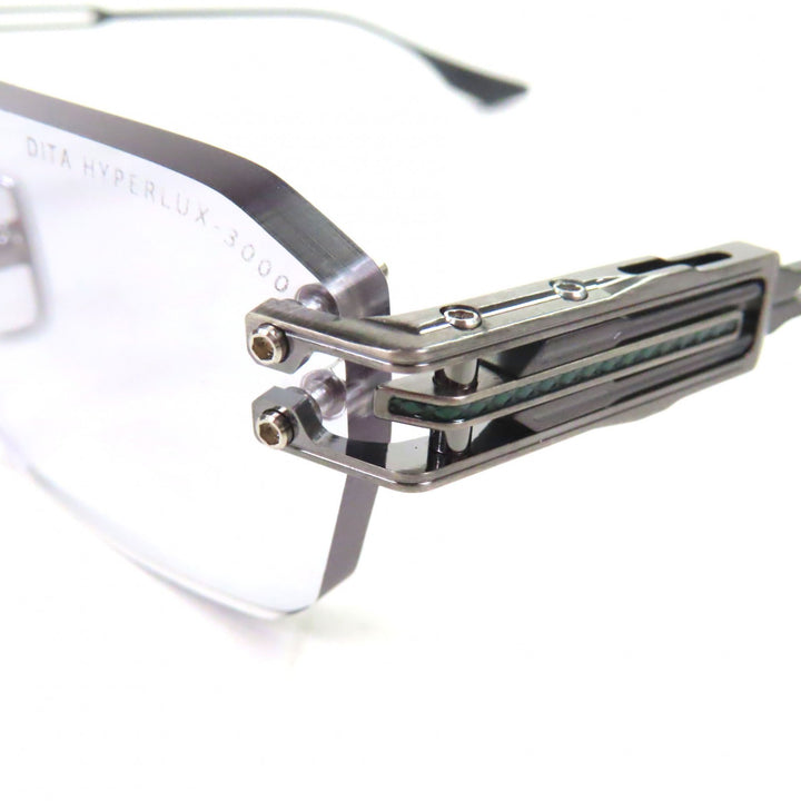 Pristine DITA sunglasses HYPERLUX-3000 Cancer metallic titanium mens DTX198
